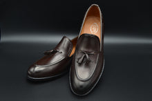 Load image into Gallery viewer, LP-E01 Tassel Brown Premium Leather - La Pelle Store
