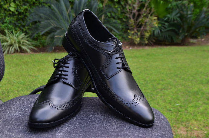 LP-D05 Premium Wingtip Brogue Laced - La Pelle Store