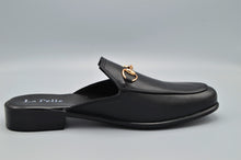 Load image into Gallery viewer, LP-S04 Horsebit Mules Black - La Pelle Store
