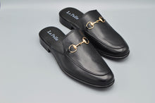 Load image into Gallery viewer, LP-S04 Horsebit Mules Black - La Pelle Store
