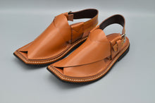 Load image into Gallery viewer, LP-S03 Charsada Peshawari Chappal Tan - La Pelle Store
