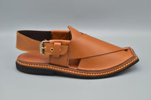 Load image into Gallery viewer, LP-S03 Charsada Peshawari Chappal Tan - La Pelle Store
