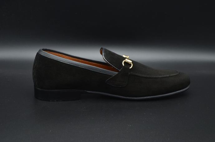 LP-E02 Horsebit Suede Leather - La Pelle Store