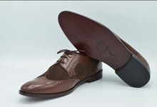 Load image into Gallery viewer, LP-E03 Wingtip Oxford Leather - Brown Suede - La Pelle Store
