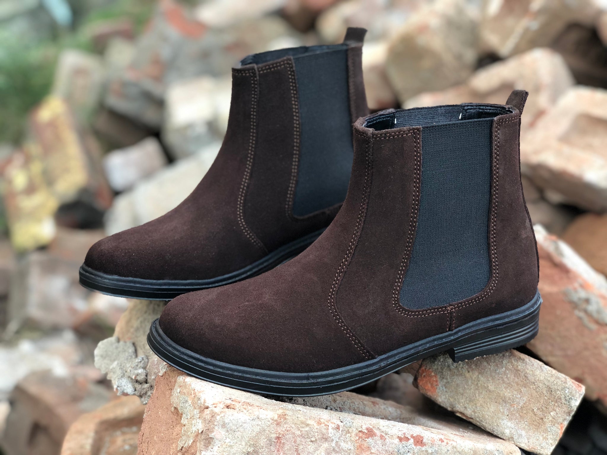 Light brown suede chelsea boots clearance
