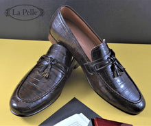 Load image into Gallery viewer, LP-403 Croc Leather: Tassel - La Pelle Store
